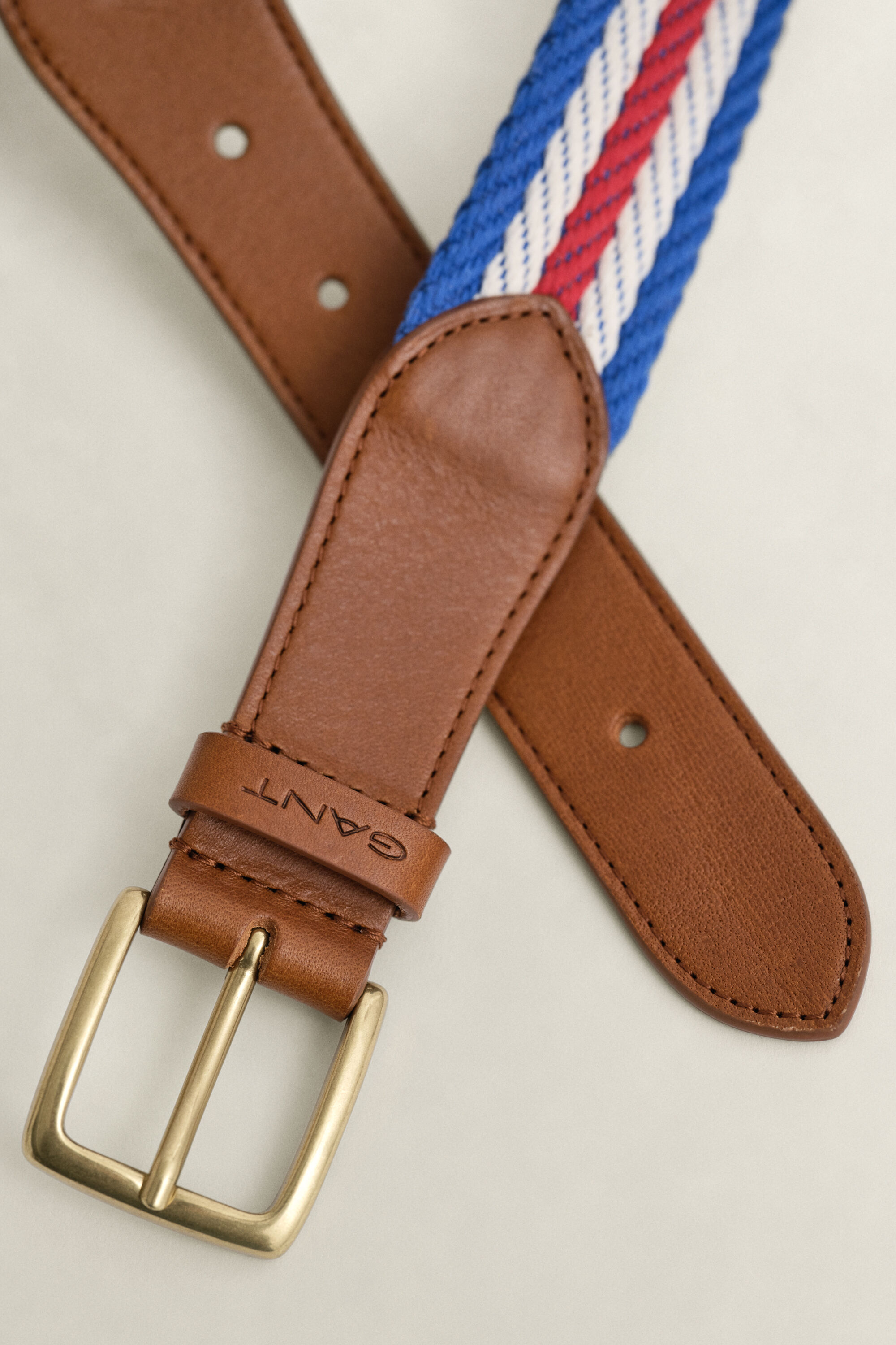 Ceinture en toile à rayures