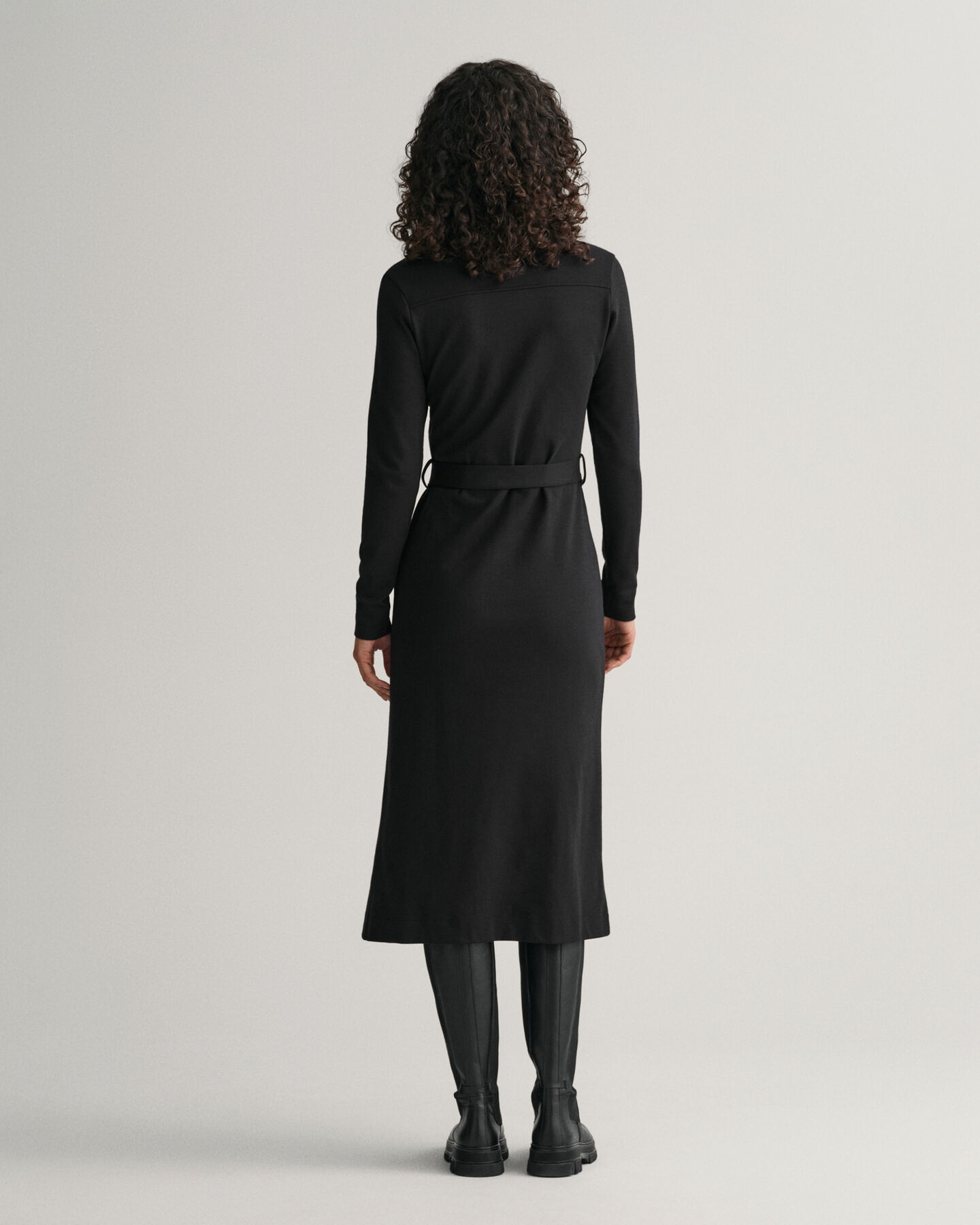 Robe polo slim fit en jersey