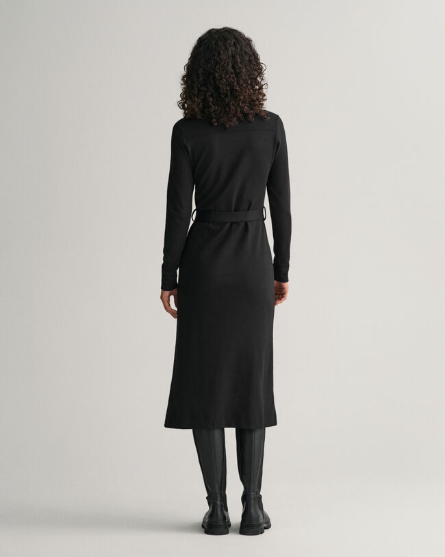 Robe polo slim fit en jersey