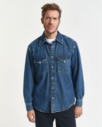 Chemise coupe décontractée en denim Rodeo