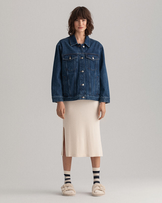 Veste en denim ultra-ample