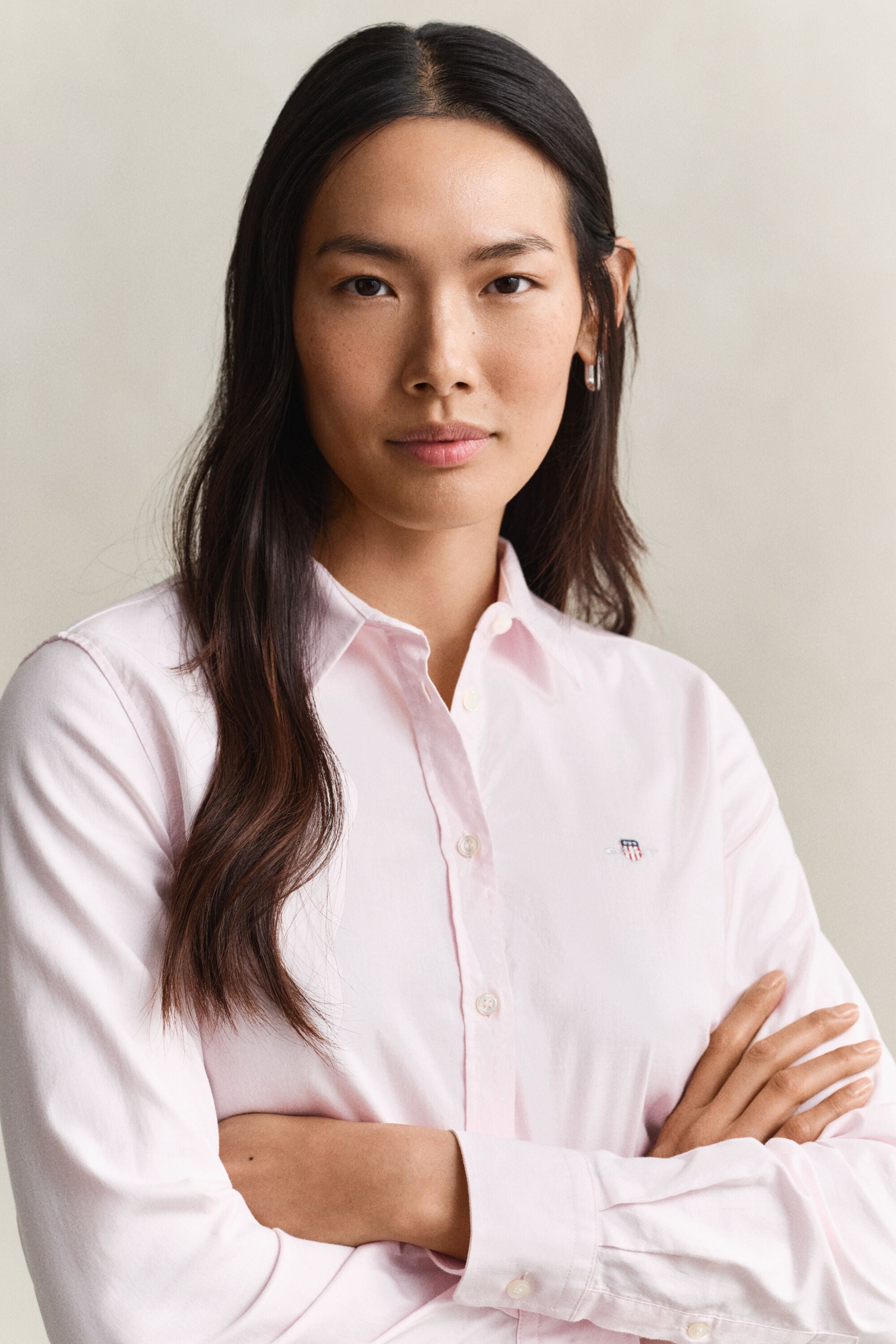 Chemise slim en coton Oxford classique extensible