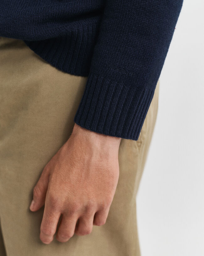 Sweat à capuche en cachemire mélangé