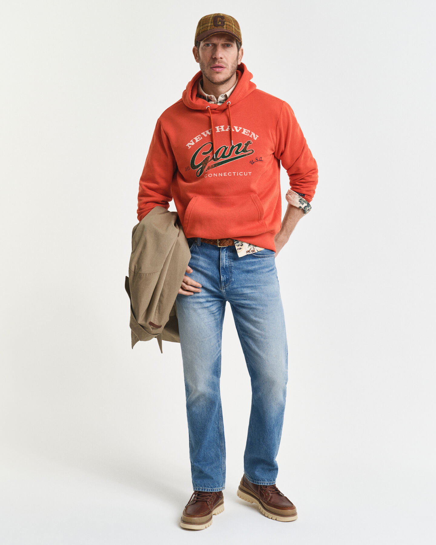 Sweat à capuche Crest Graphic