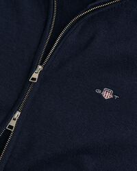 Cardigan zippé en coton décontracté