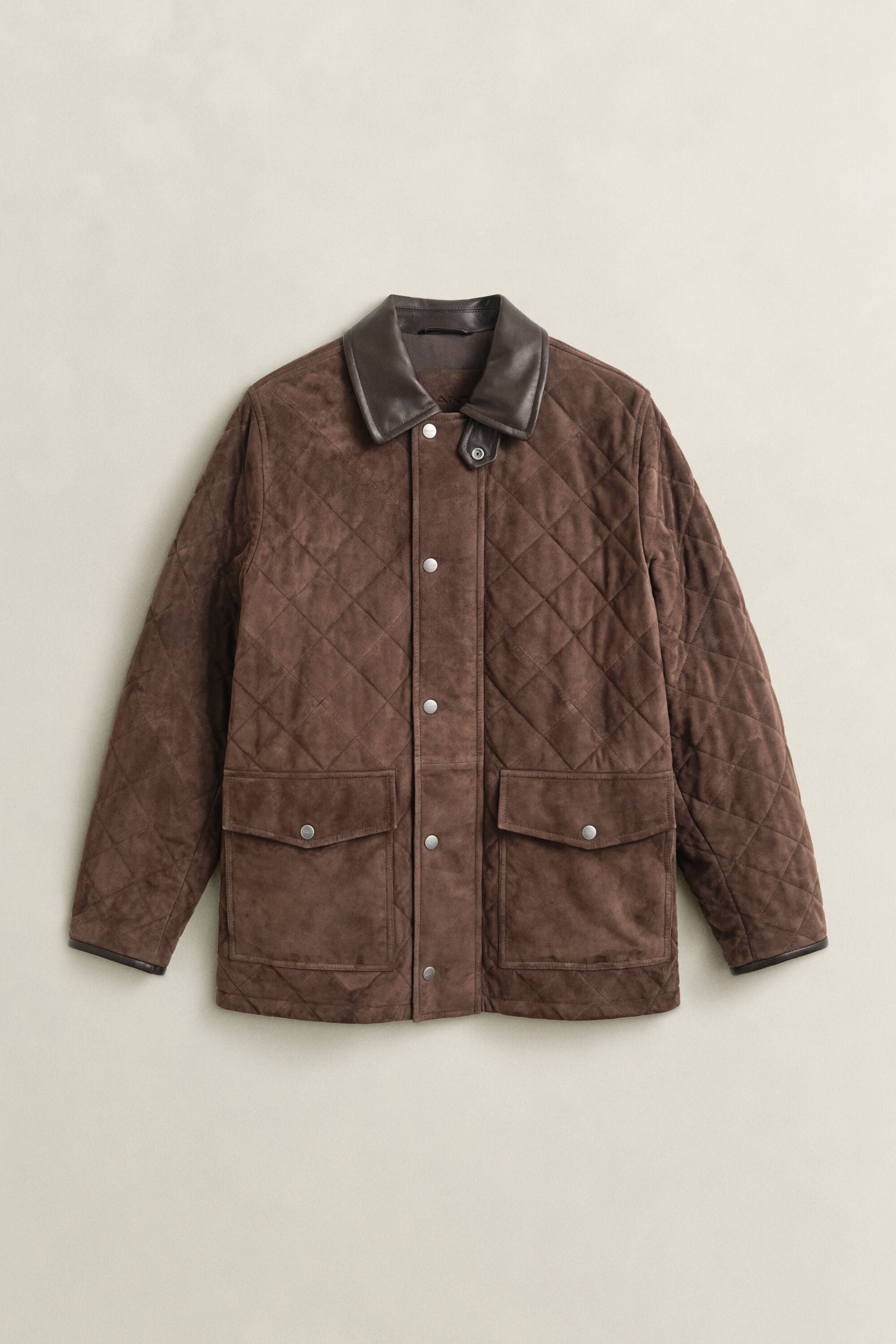 Veste en daim matelassée