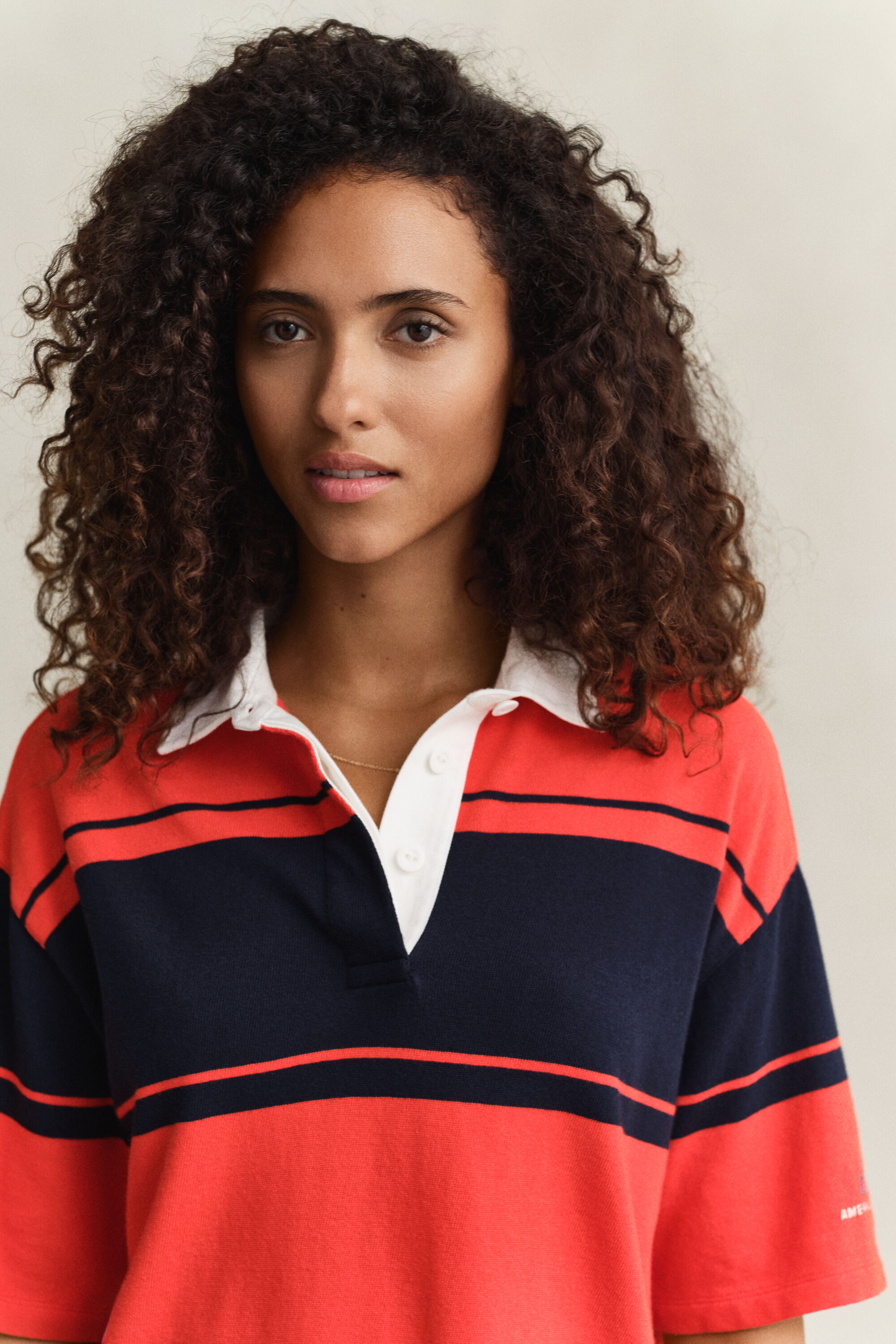 Heavy Rugger à manches courtes et à larges rayures