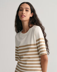 Robe t-shirt &agrave; rayures