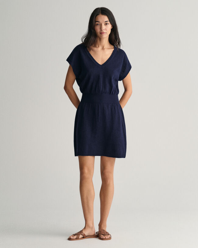 Robe en lin mélangé