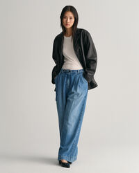 Veste blazer en cuir