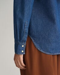 Chemise regular fit en denim