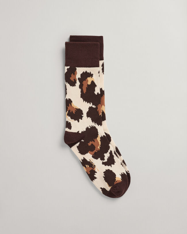 Chaussettes à motif léopard
