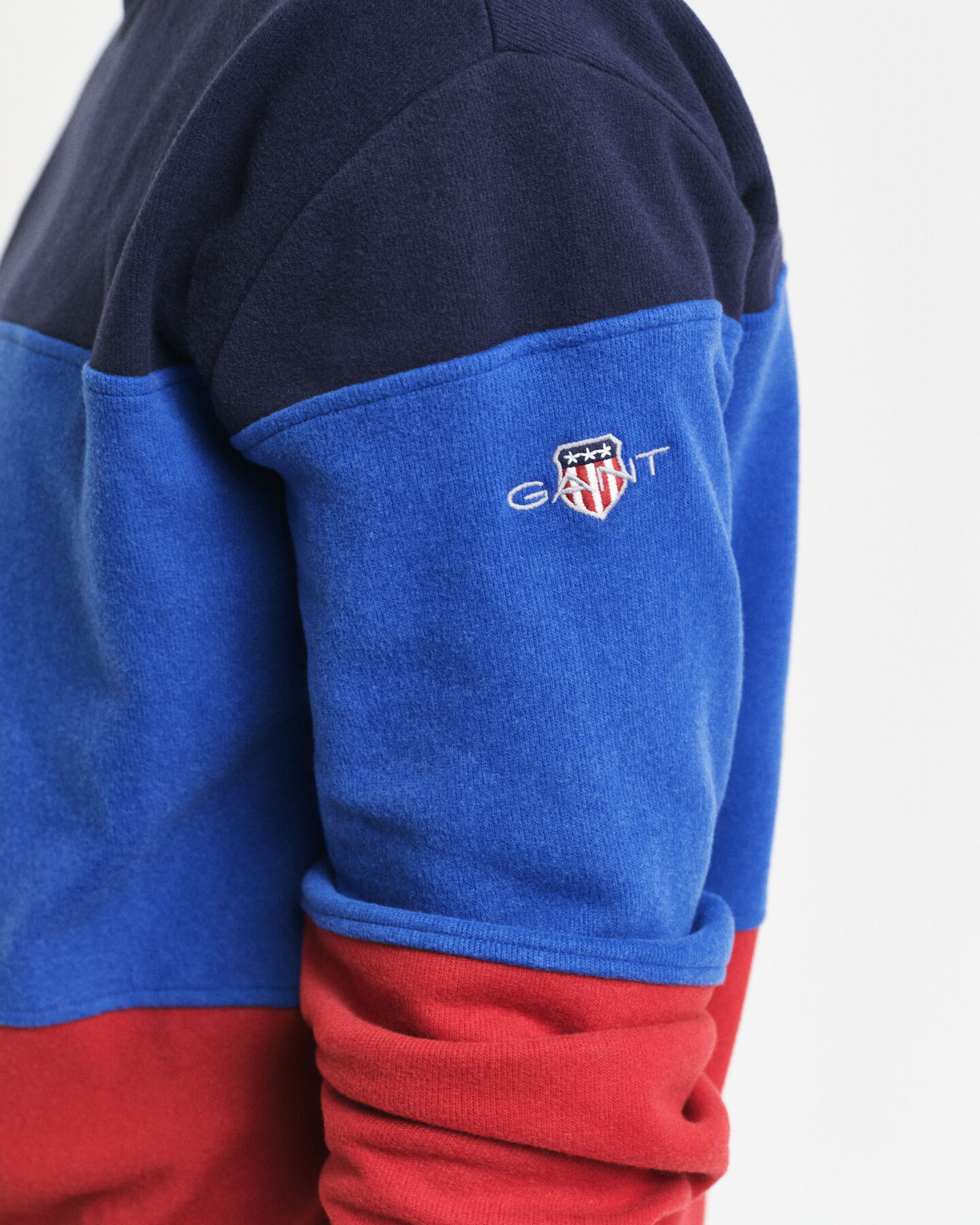 Sweat-shirt ras du cou en colour-block