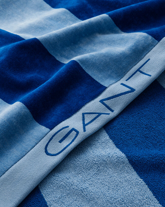 Serviette de plage à grosses rayures