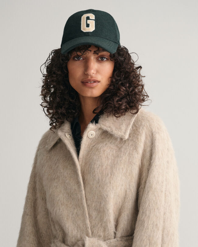 Caban Hairy Textured Car Coat