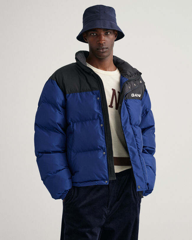 Veste rembourrée en colour-block