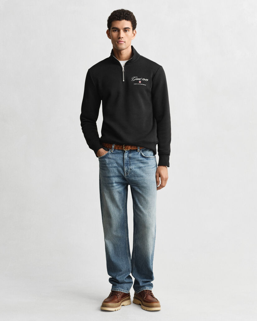 Sweat-shirt à demi-zip Graphic