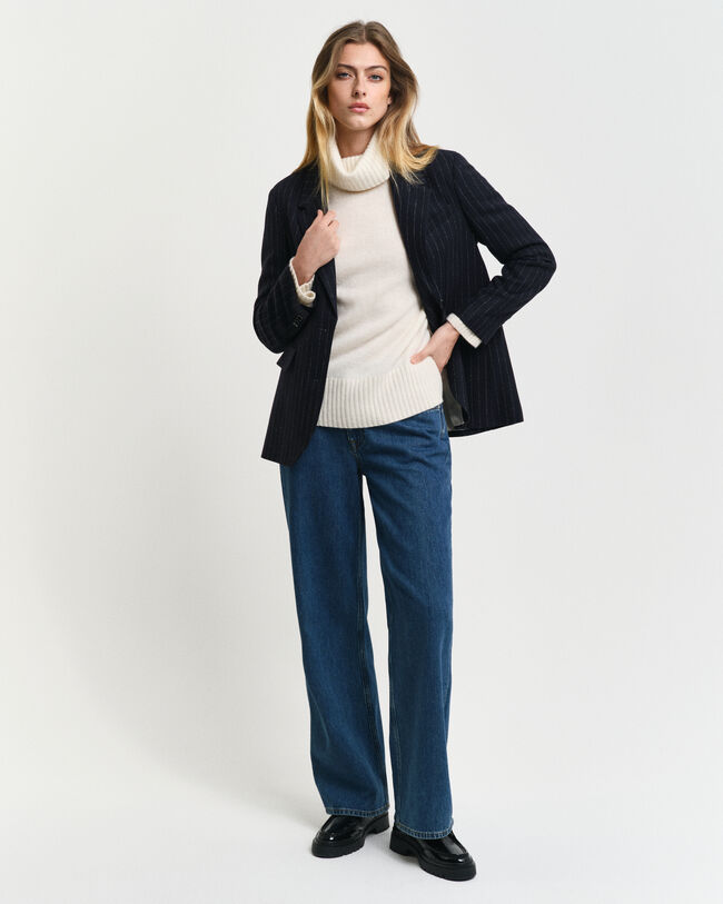 Pull col roulé en cachemire