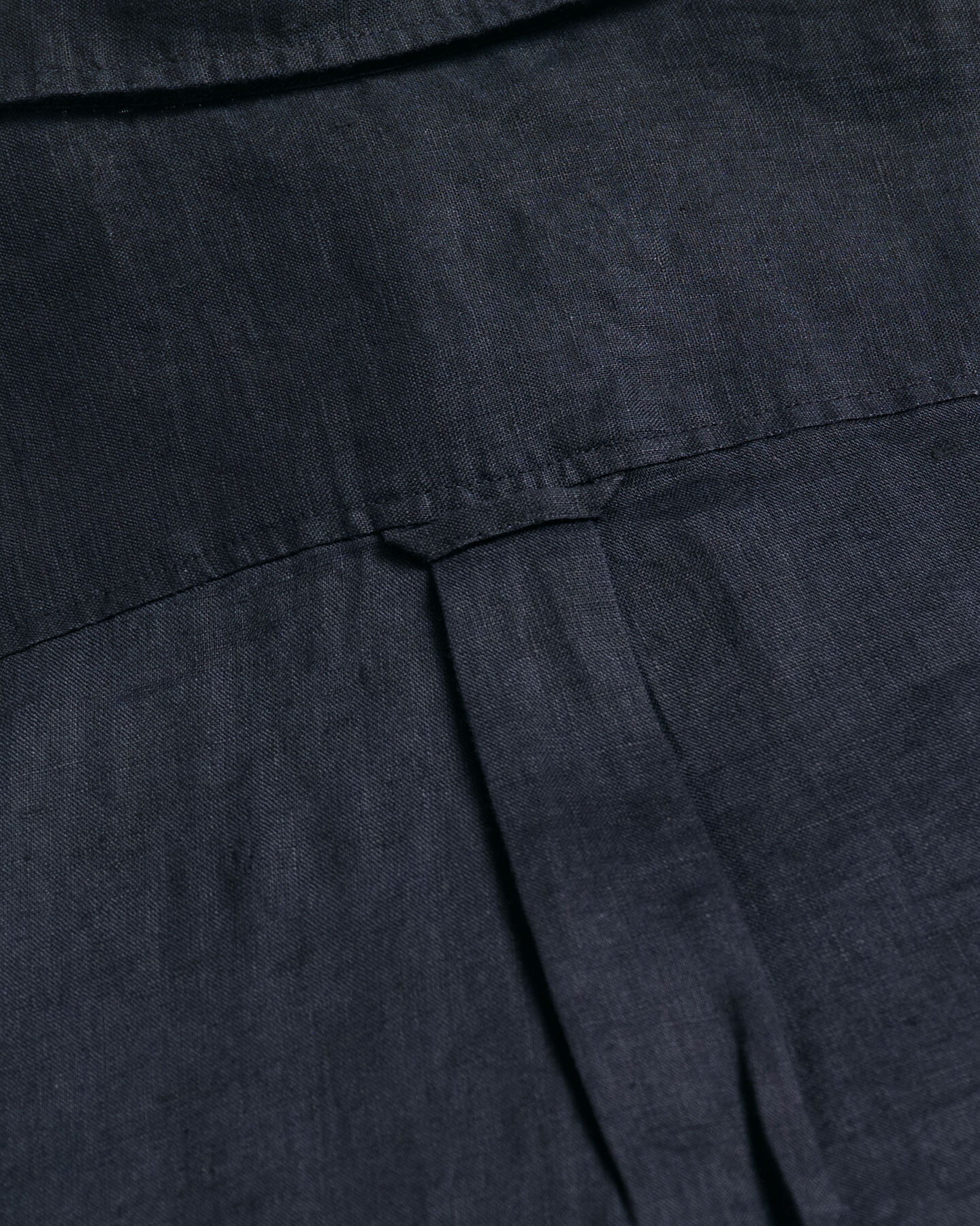 Chemise regular fit en chambray de lin