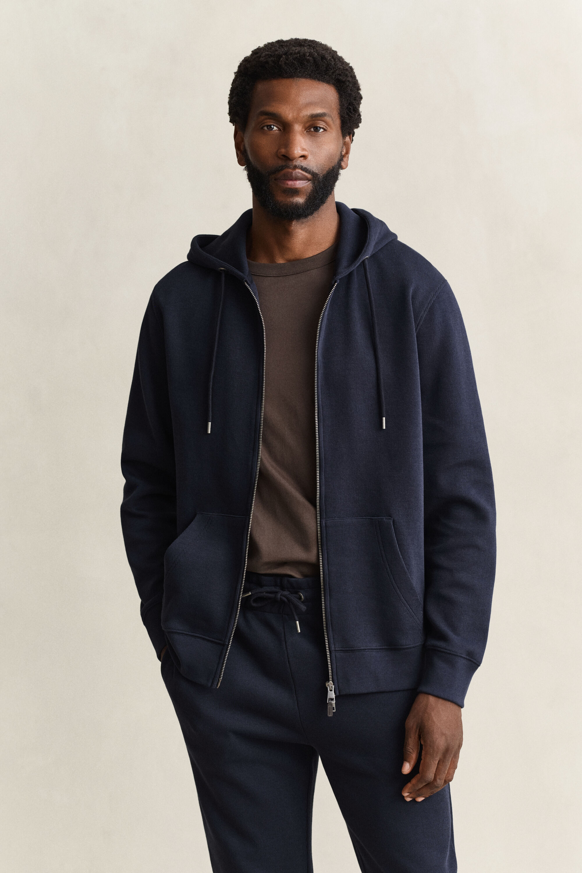 Sweat à capuche zippé