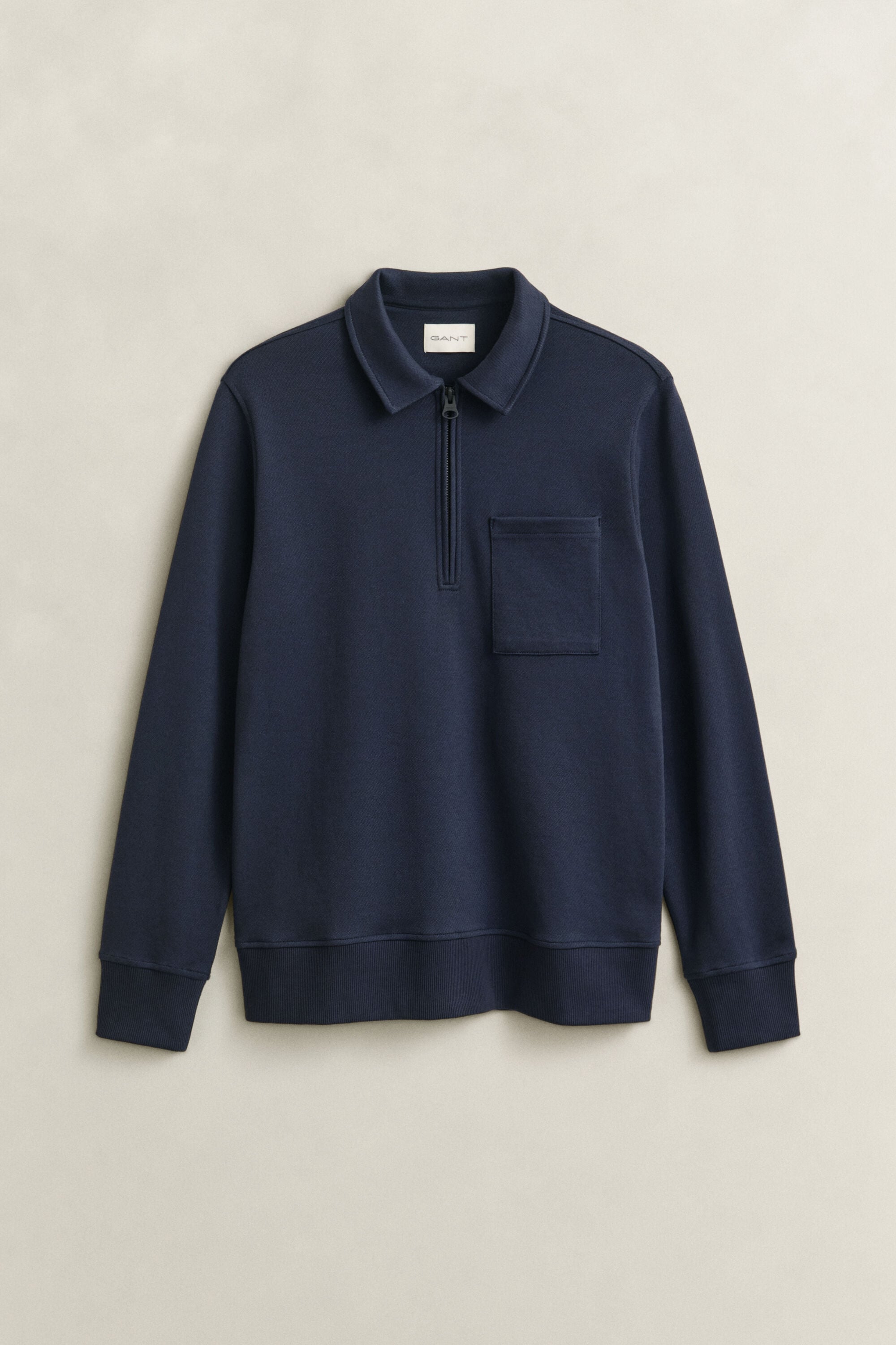 Sweat-shirt à demi-zip