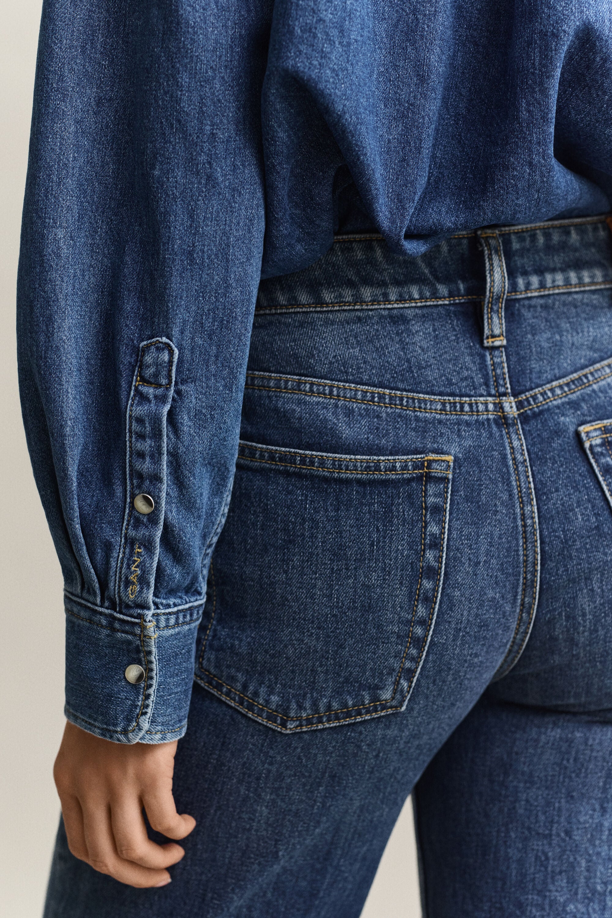 Chemise style ranger en denim