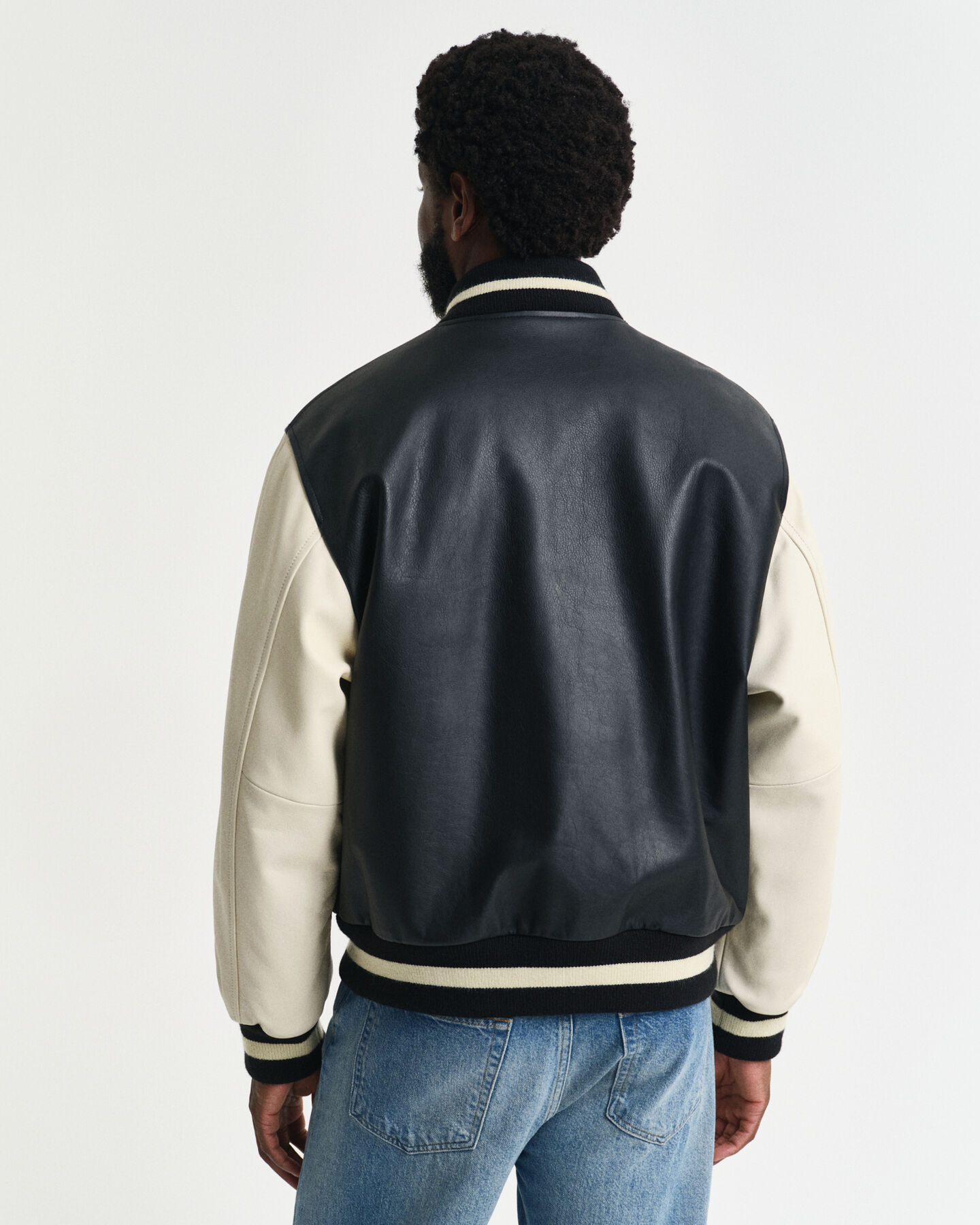 Veste Varsity de GANT en cuir