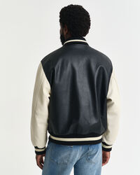 Veste Varsity de GANT en cuir