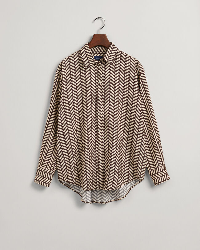 Chemise relaxed fit Geometric