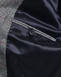 Veste blazer de costume à carreaux