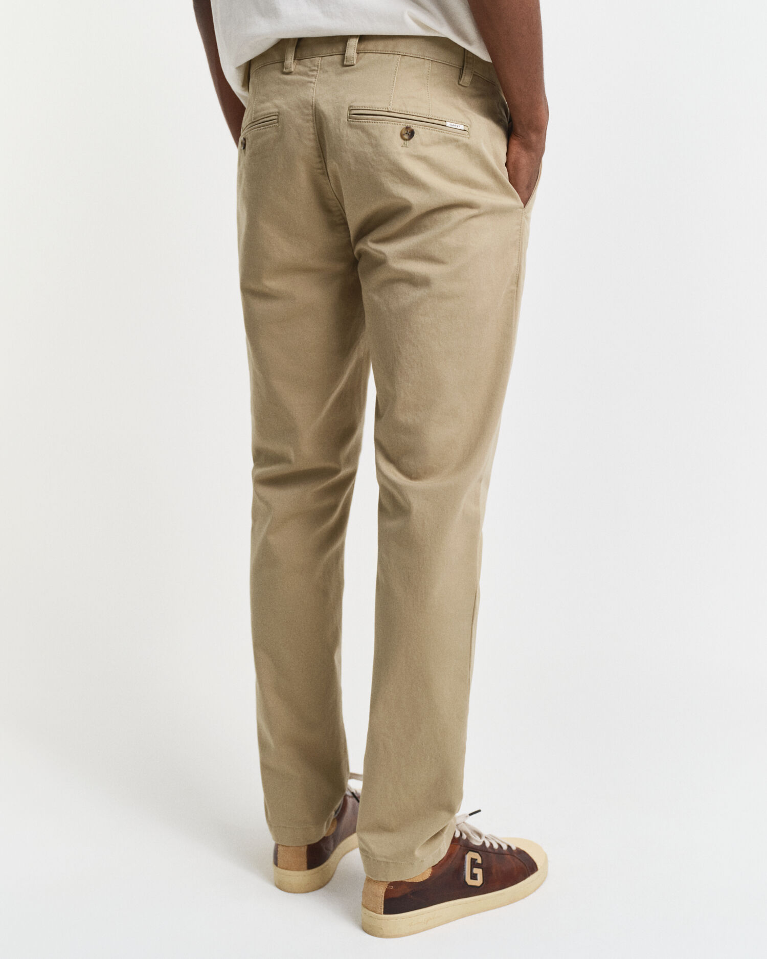 Pantalon chino slim ultra-confortable