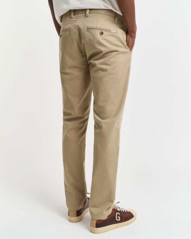 Pantalon chino slim ultra-confortable