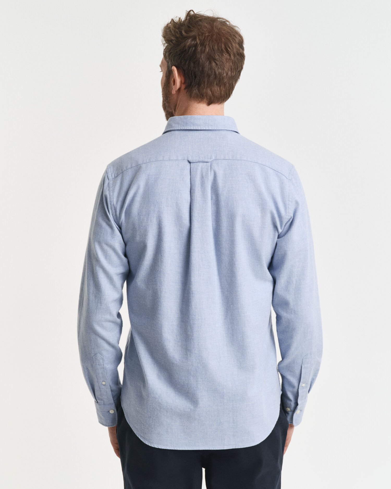 Chemise coupe regular en flanelle chinée