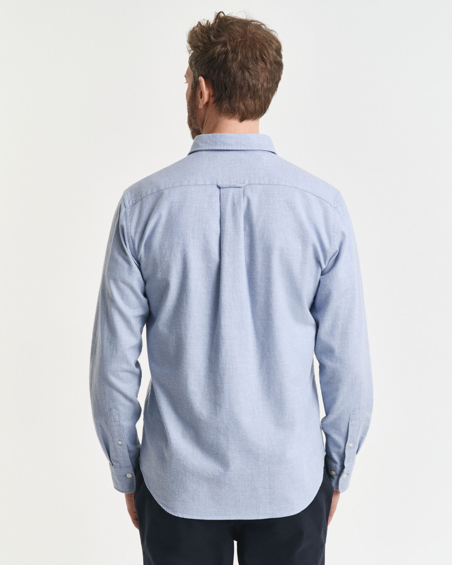 Chemise coupe regular en flanelle chinée