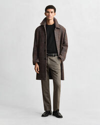 Pull col rond en coton classique