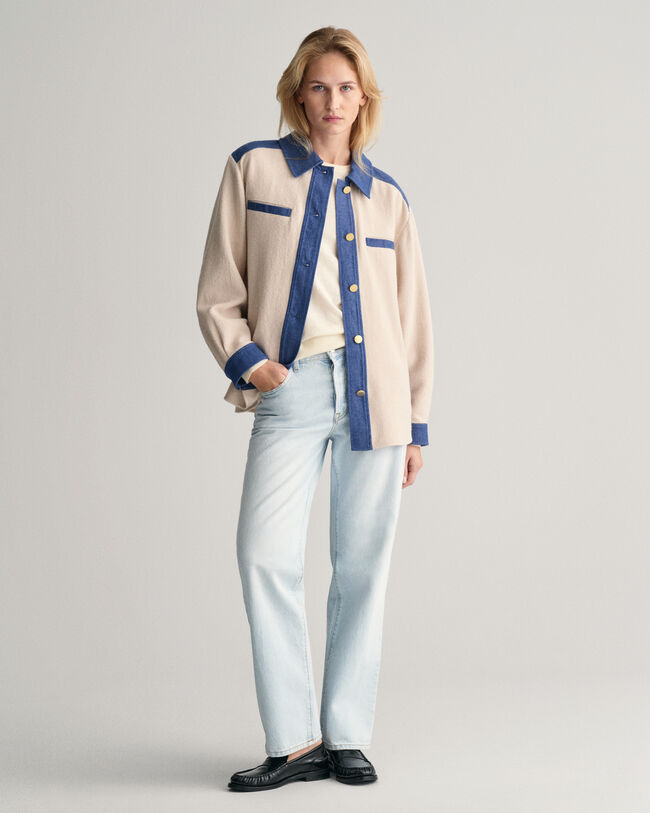 Pull ras du cou en maille fine