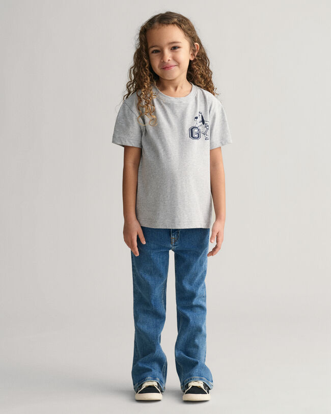 T-shirt &agrave; imprim&eacute; G et chien Kids