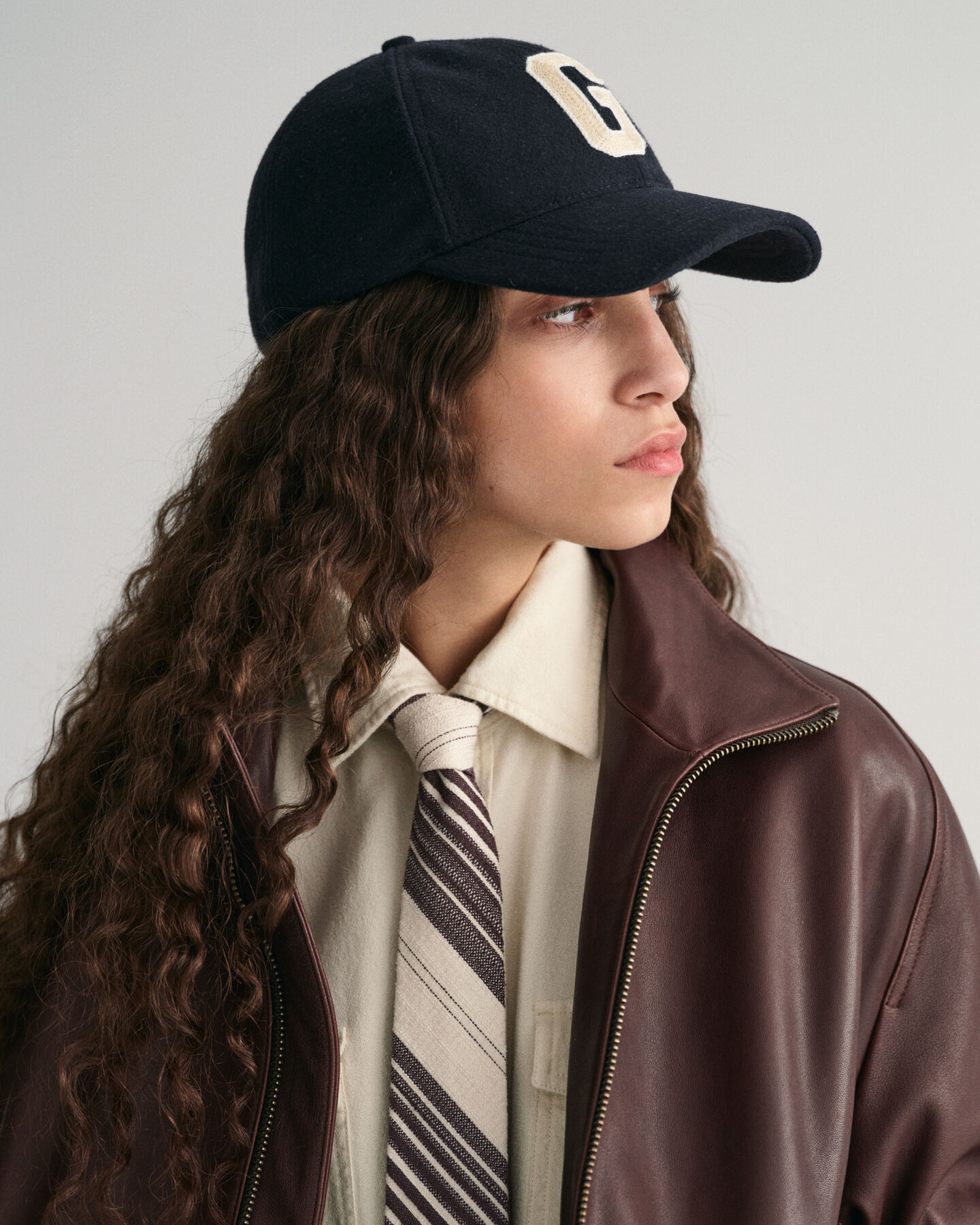 Cravate en soie à rayures Raw