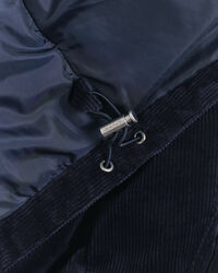 Doudoune en velours côtelé