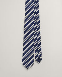 Cravate rayée Raw Silk