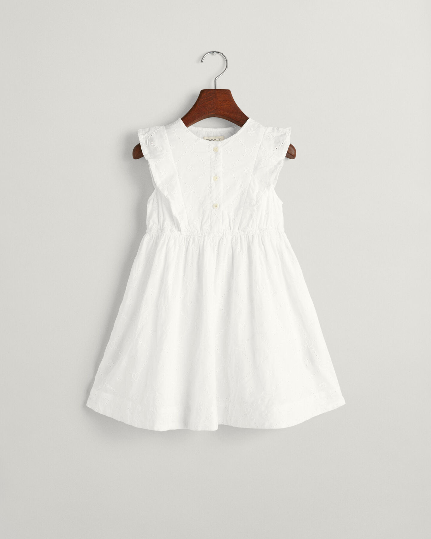 Robe en broderie anglaise &agrave; volants Girls
