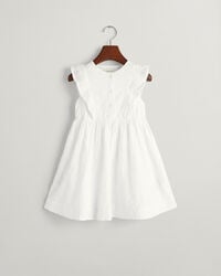 Robe en broderie anglaise &agrave; volants Girls
