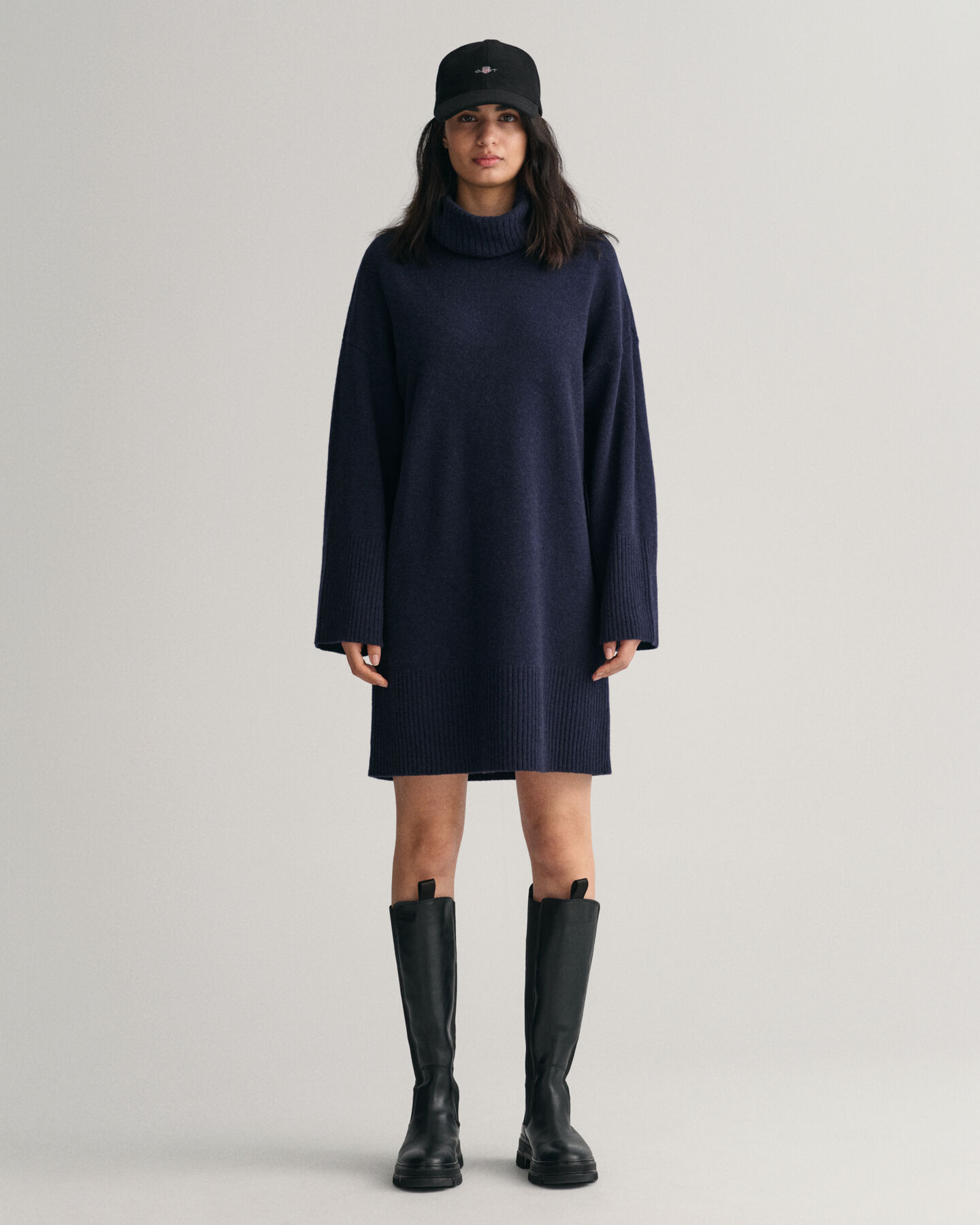 Robe col roul&eacute; Lounge