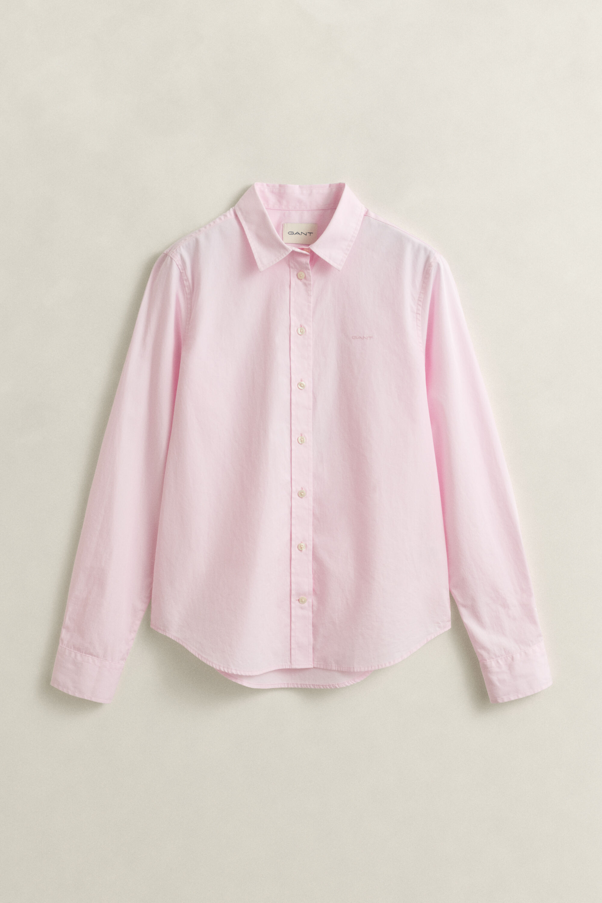 Chemise coupe regular en popeline classique