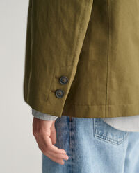 Veste blazer regular fit en coton