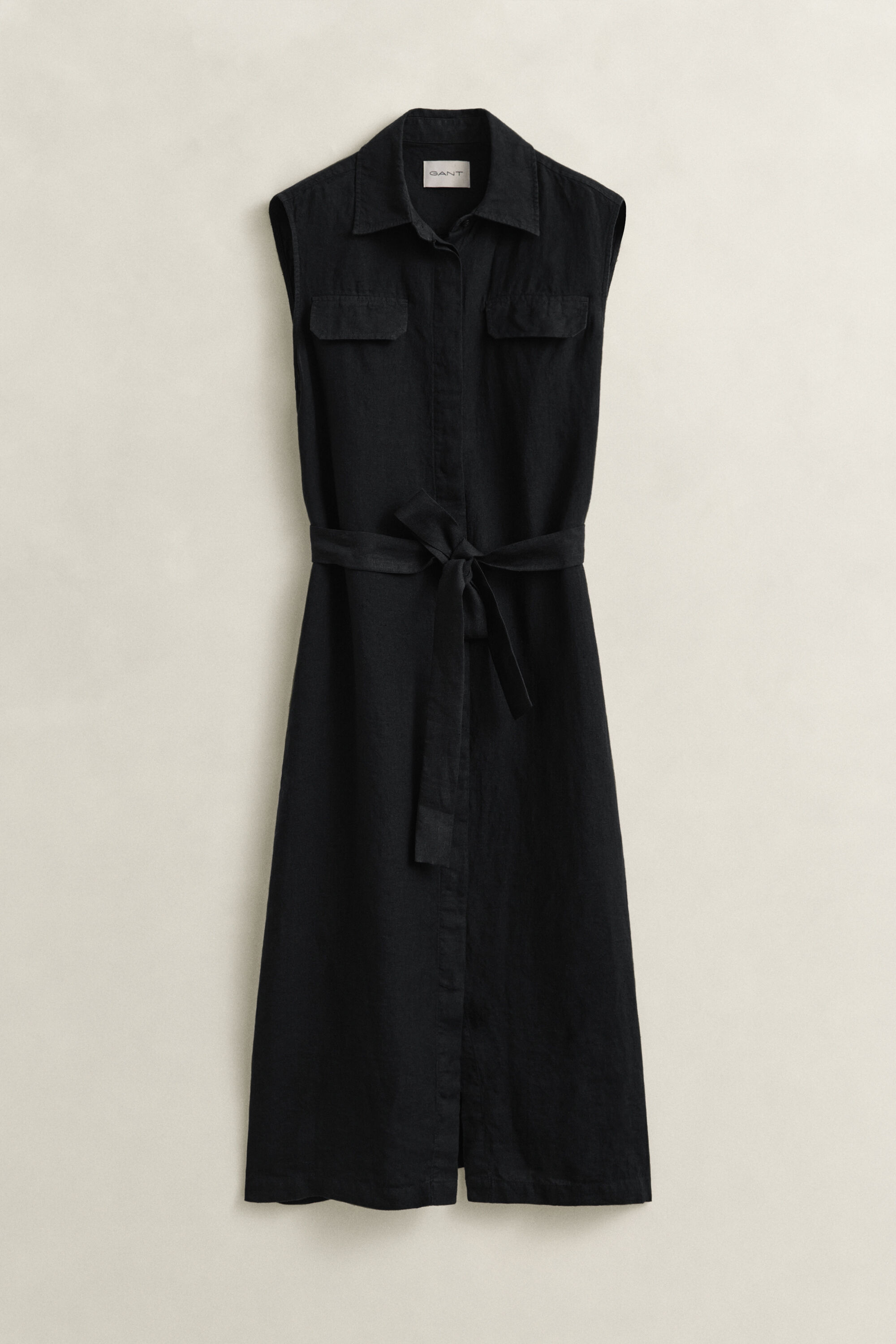 Robe sans manches en lin