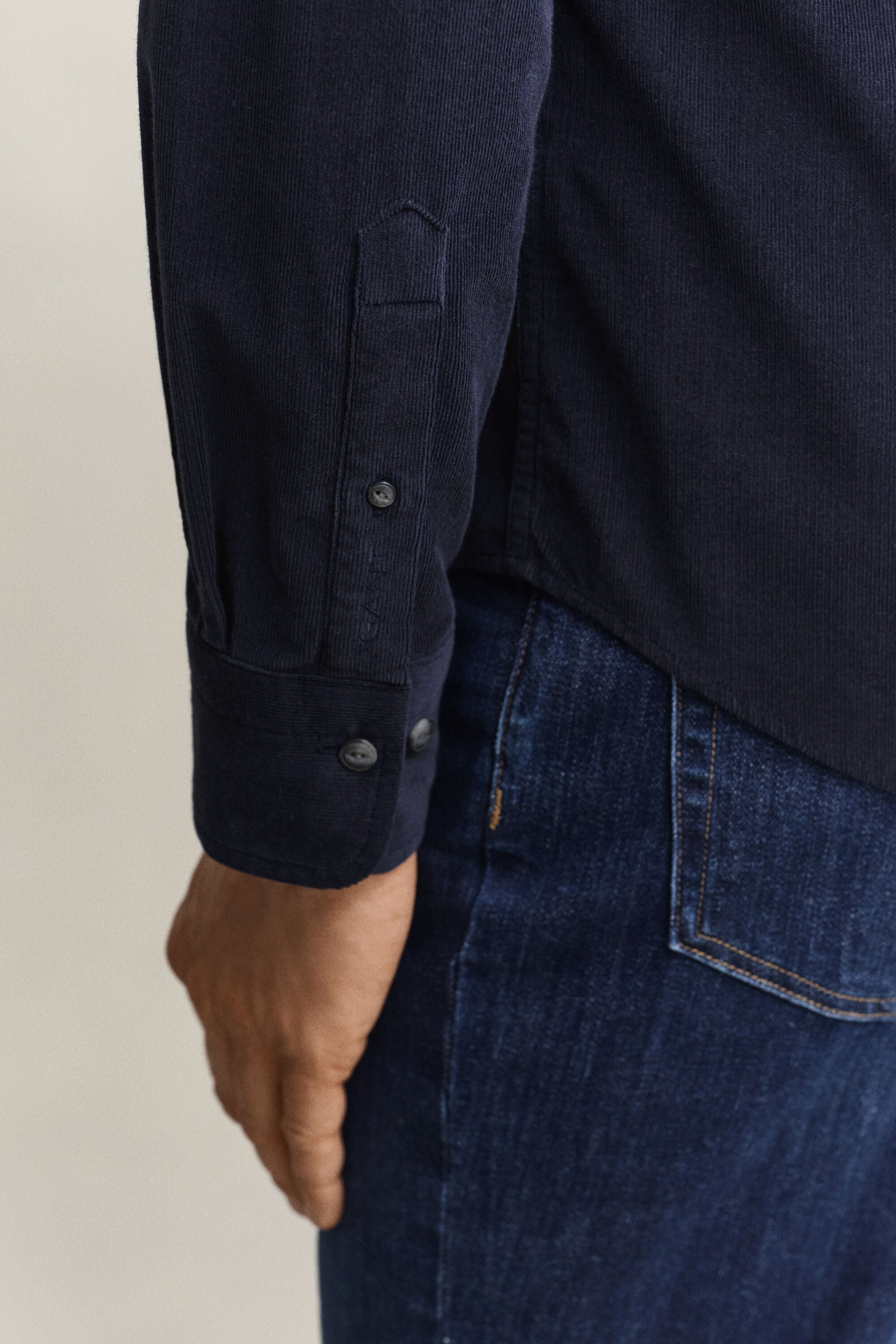 Chemise en velours côtelé