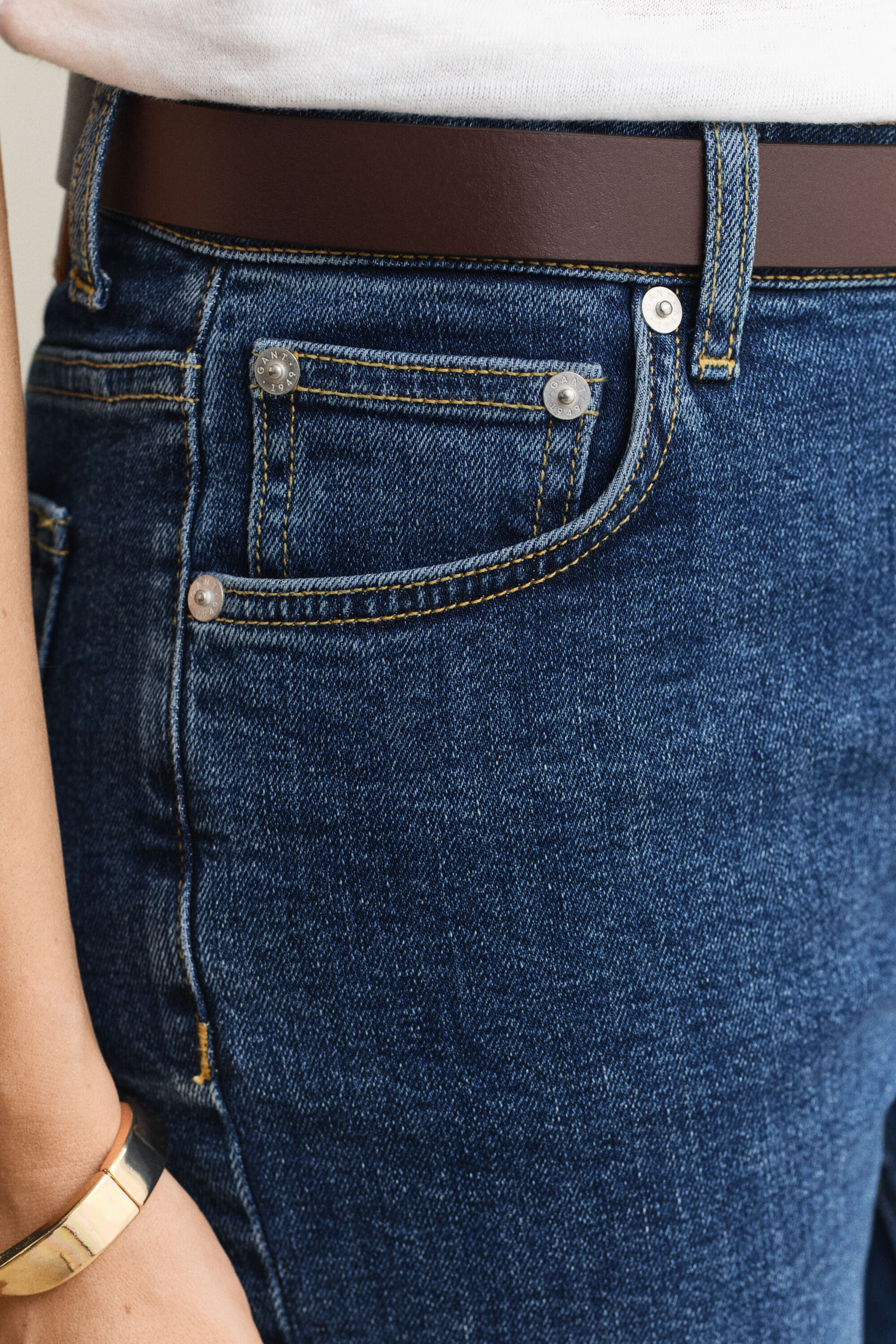 Pantalon Capri en denim