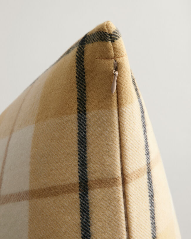 Housse de coussin en laine mérinos extra-fine