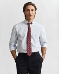 Chemise coupe regular en coton Oxford classique à rayures Banker